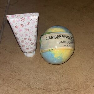 Caribbean Coco Bath Bomb and Lotion